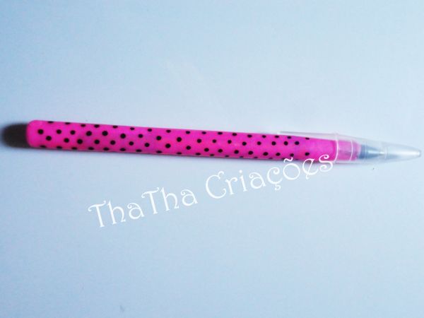 Caneta rosa pintinha